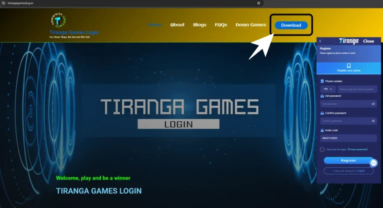 Tiranga Games App Download