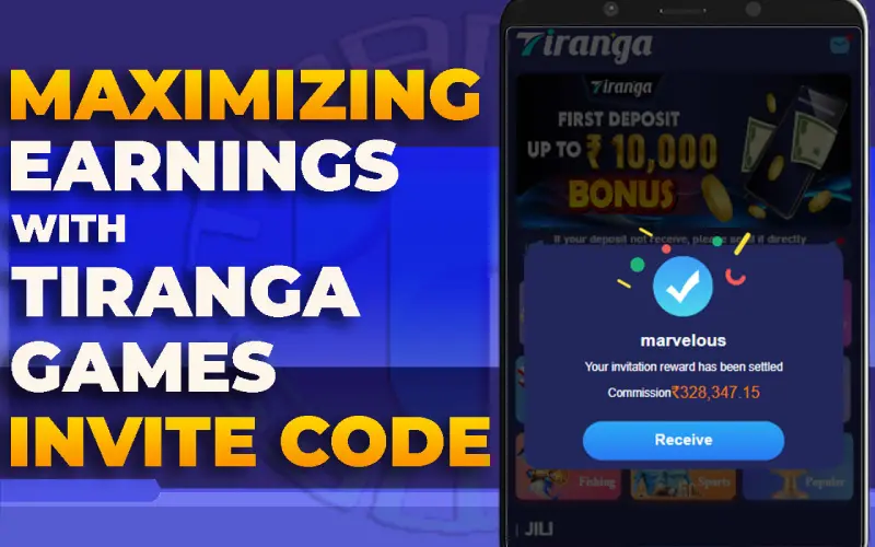 tiranga games invite code