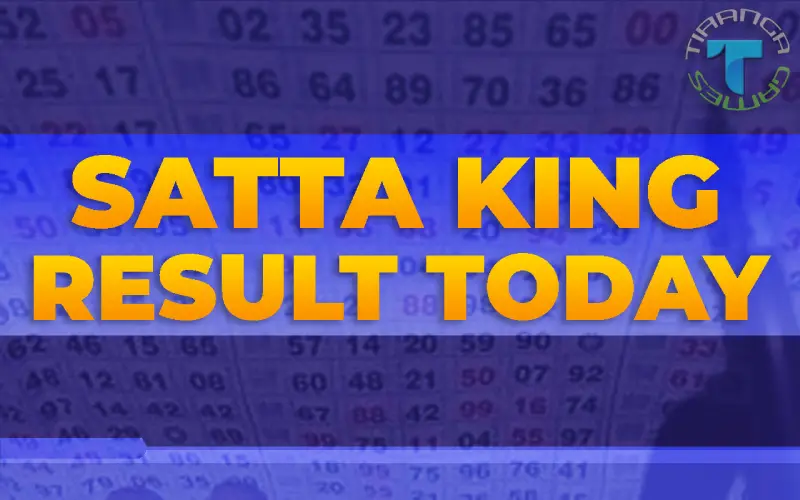 Today's Satta King with highlighted Gali result numbers on a lottery background, brought by Tiranga Games.
