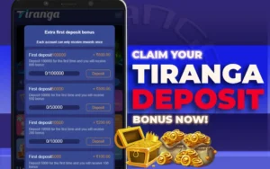 tiranga games first deposit bonus