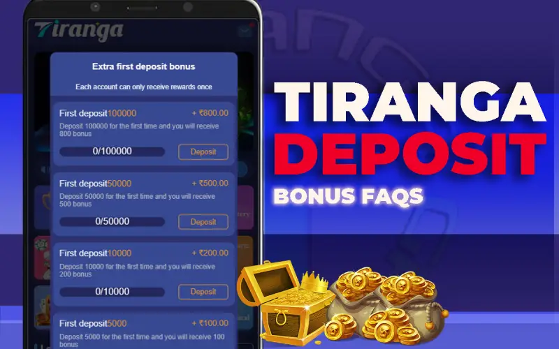 tiranga games first deposit bonus