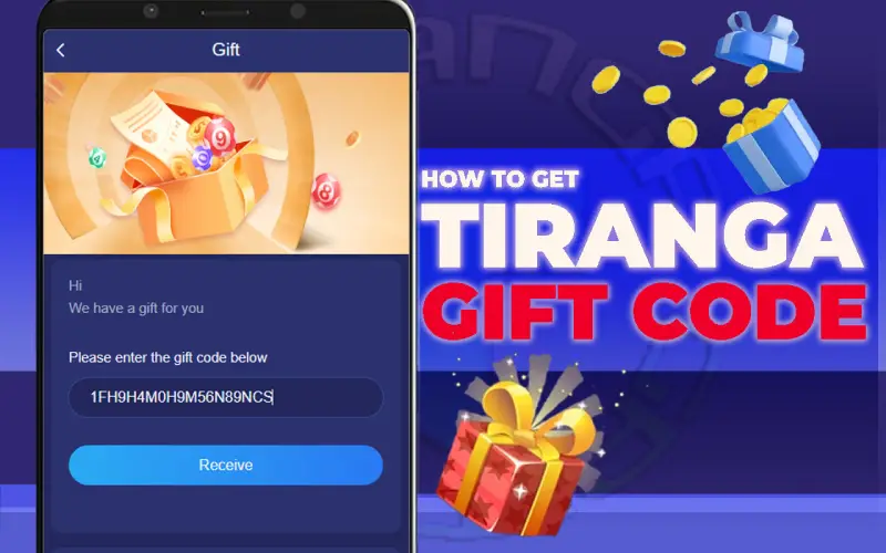 tiranga gift code