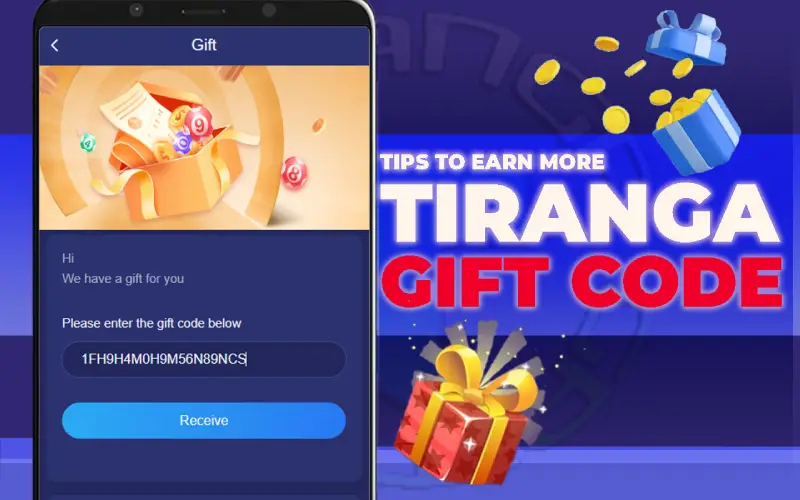 tiranga gift code